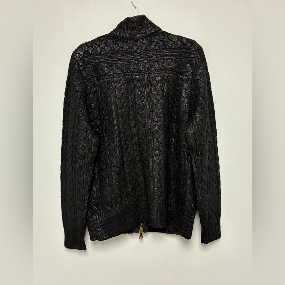 John Varvatos Collection Foil Cable knit sweater Size medium - Picture 15 of 15
